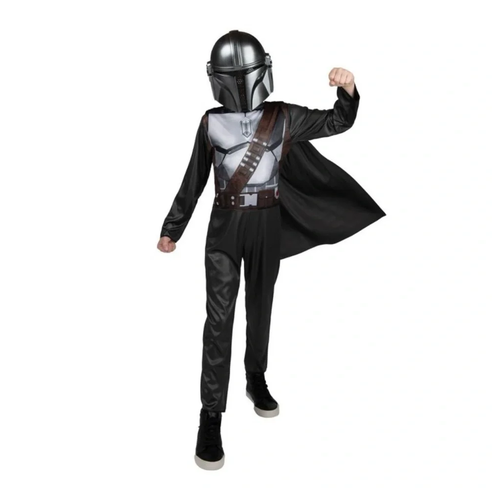 DISNEY STAR WARS THE MANDALORIAN COSTUME-BOYS SIZE XS 3-4 (NEW WITH TAGS) - Picture 2 of 8